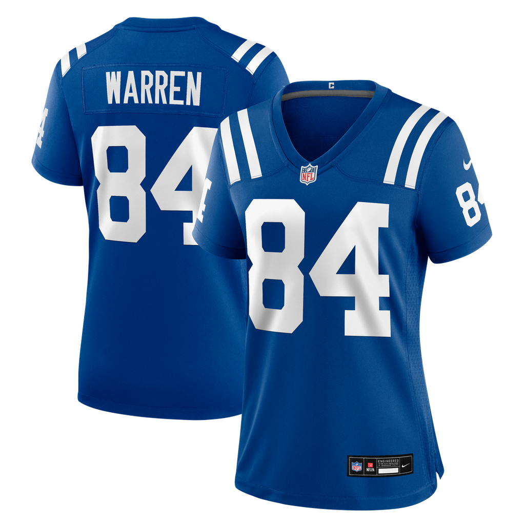 Tyler Warren Indianapolis Colts Women's Game Jersey - Royal