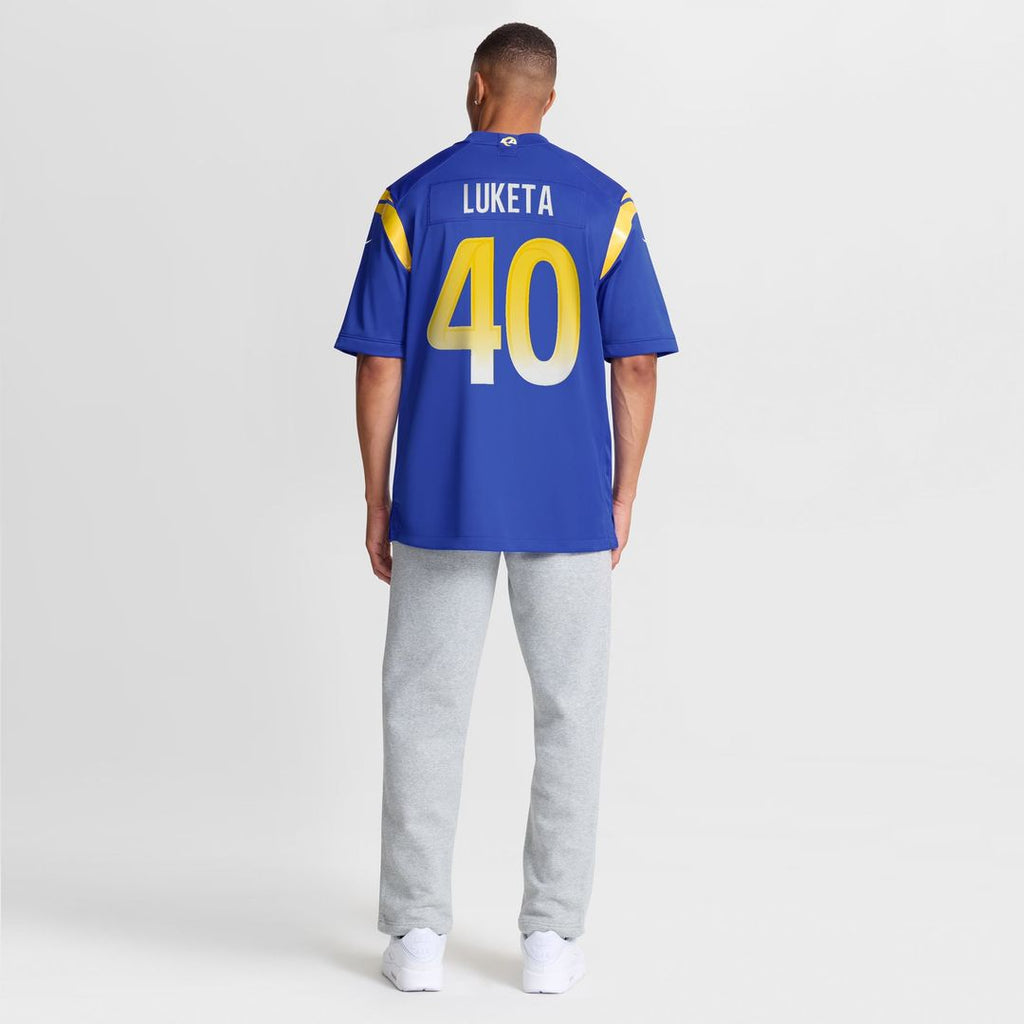Jesse Luketa Los Angeles Rams Team Game Jersey - Royal