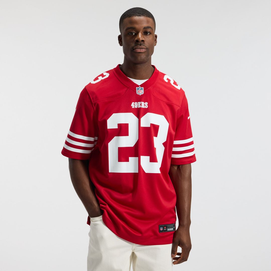 Christian McCaffrey San Francisco 49ers Game Player Jersey - White