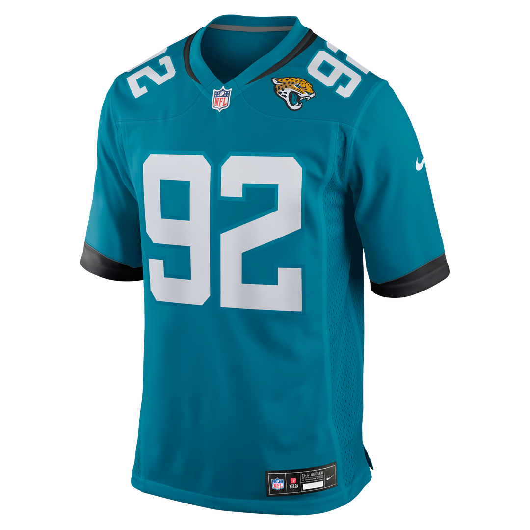 Danny Striggow Jacksonville Jaguars Team Game Jersey - Teal