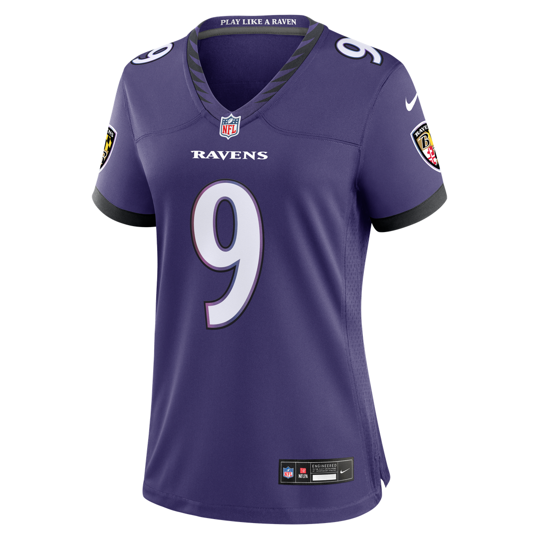Zion Young Baltimore Ravens Women's Team Game Jersey - Purple