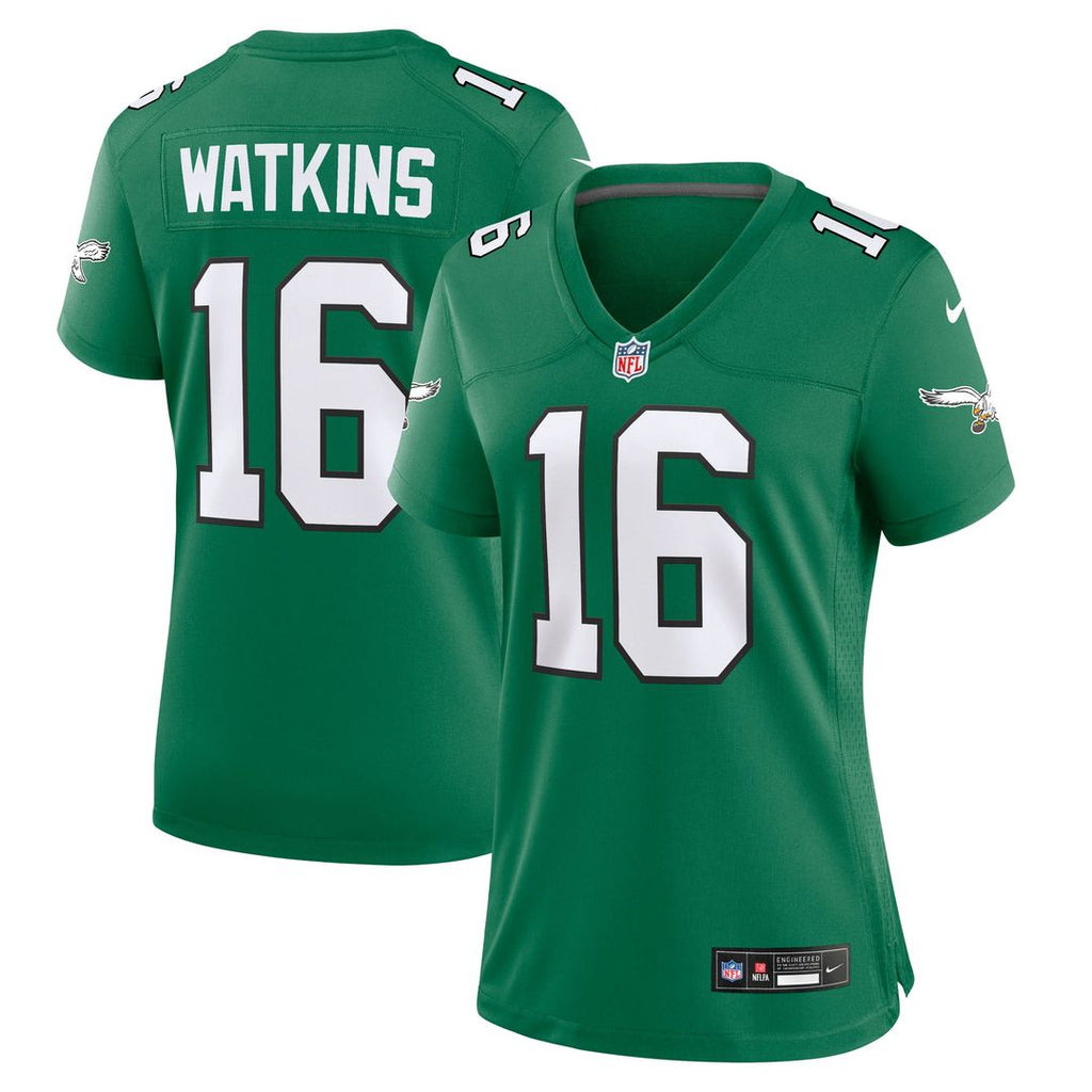 Quez Watkins Philadelphia Eagles Women's Alternate Game Jersey - Kelly Green