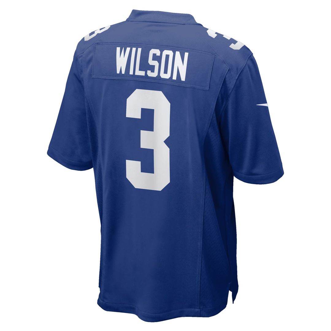 Russell Wilson New York Giants Game Jersey - Royal