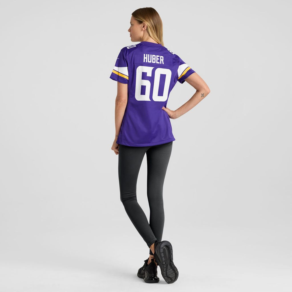Joe Huber Minnesota Vikings Women's Team Game Jersey - Purple