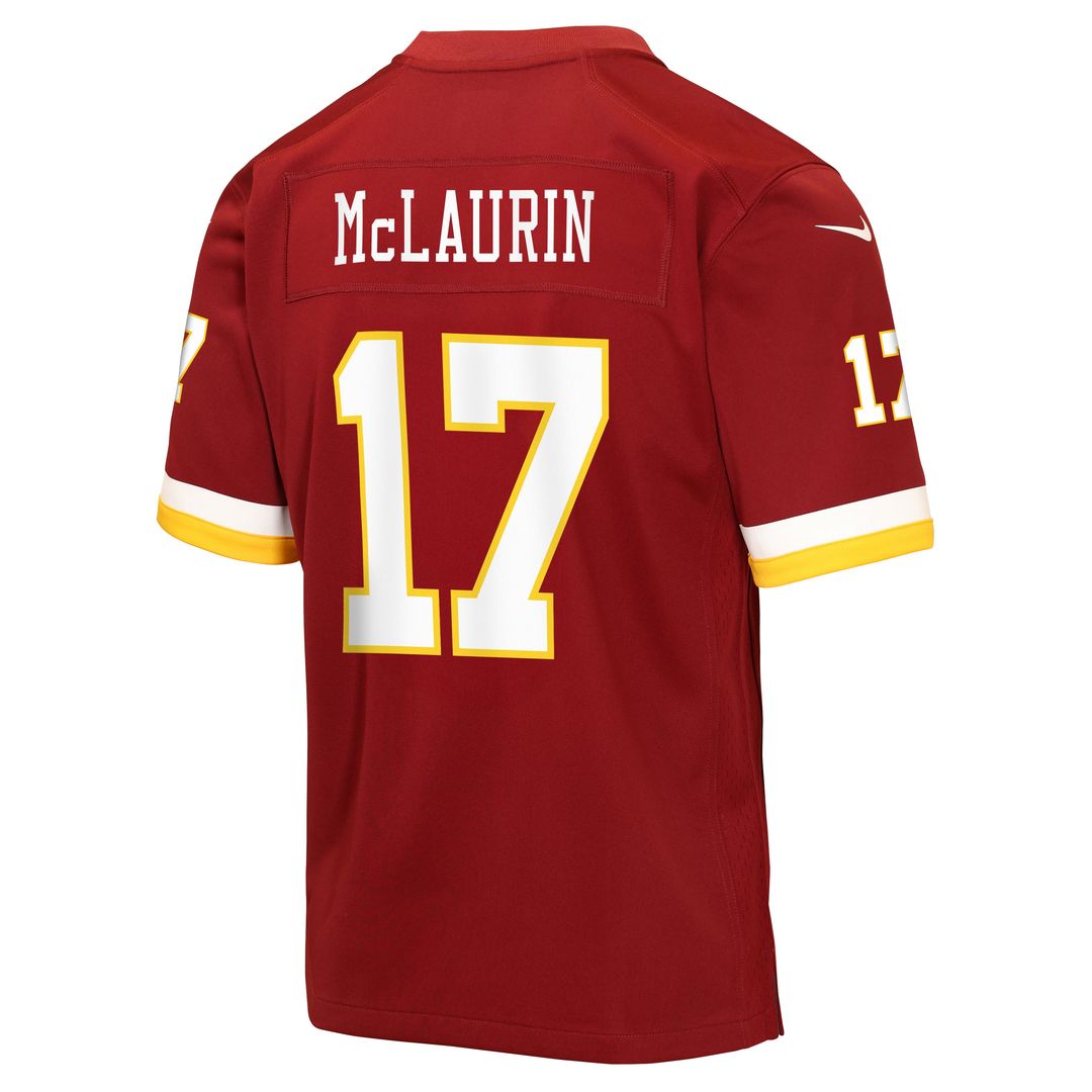 Terry McLaurin Washington Commanders Youth Hail Raiser Alternate Game Jersey - Black