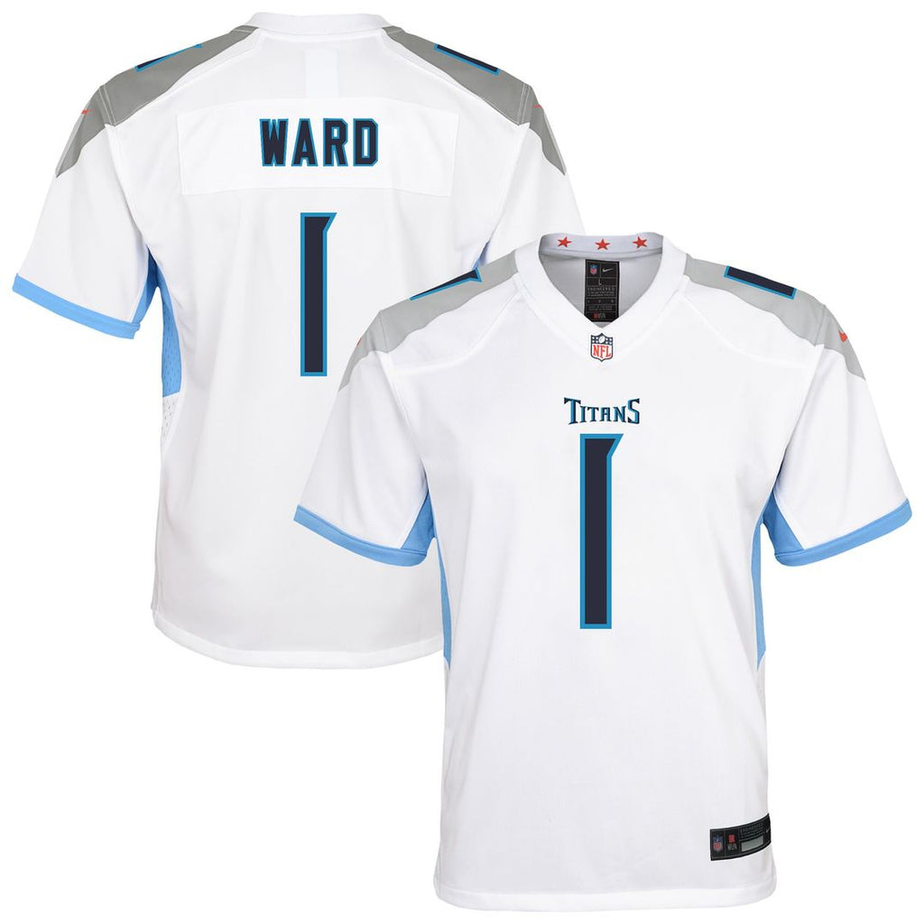 Cameron Ward Tennessee Titans Youth White Game Jersey - White
