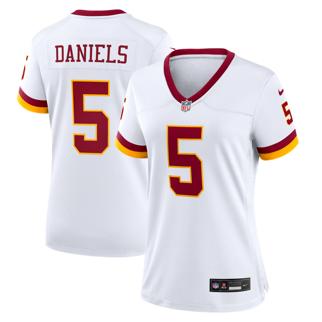 Jayden Daniels Washington Commanders Women's Game Super Bowl Era Jersey - White