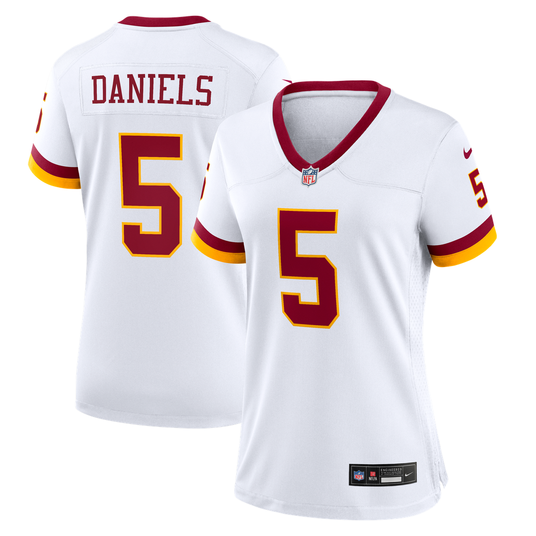 Jayden Daniels Washington Commanders Women's Game Super Bowl Era Jersey - White