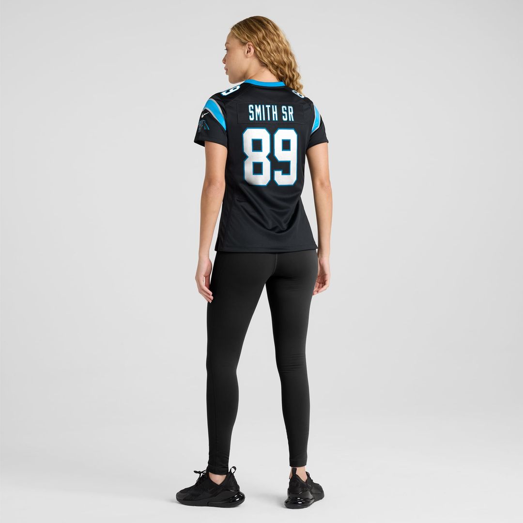 Steve Smith Sr. Carolina Panthers Women's Retired Player Game Jersey - Black