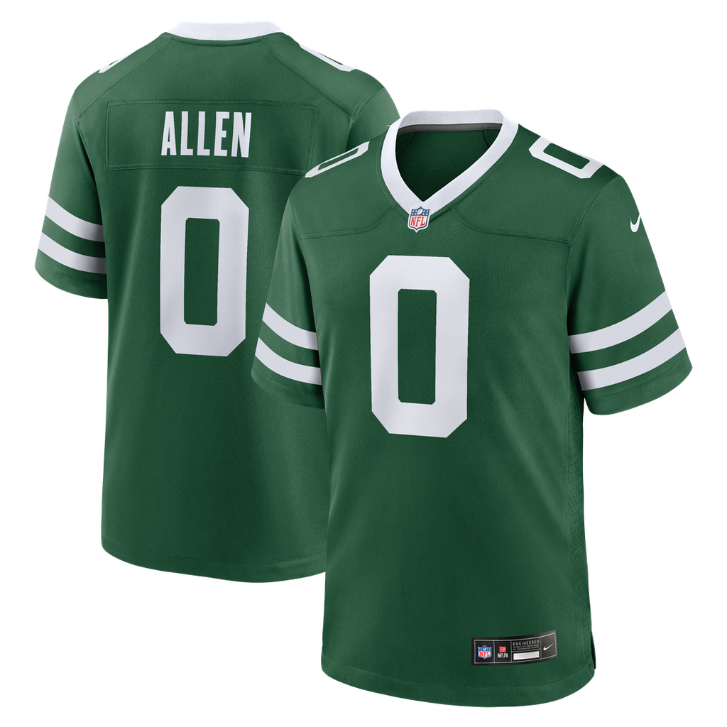 Braelon Allen New York Jets Game Jersey - Legacy Green