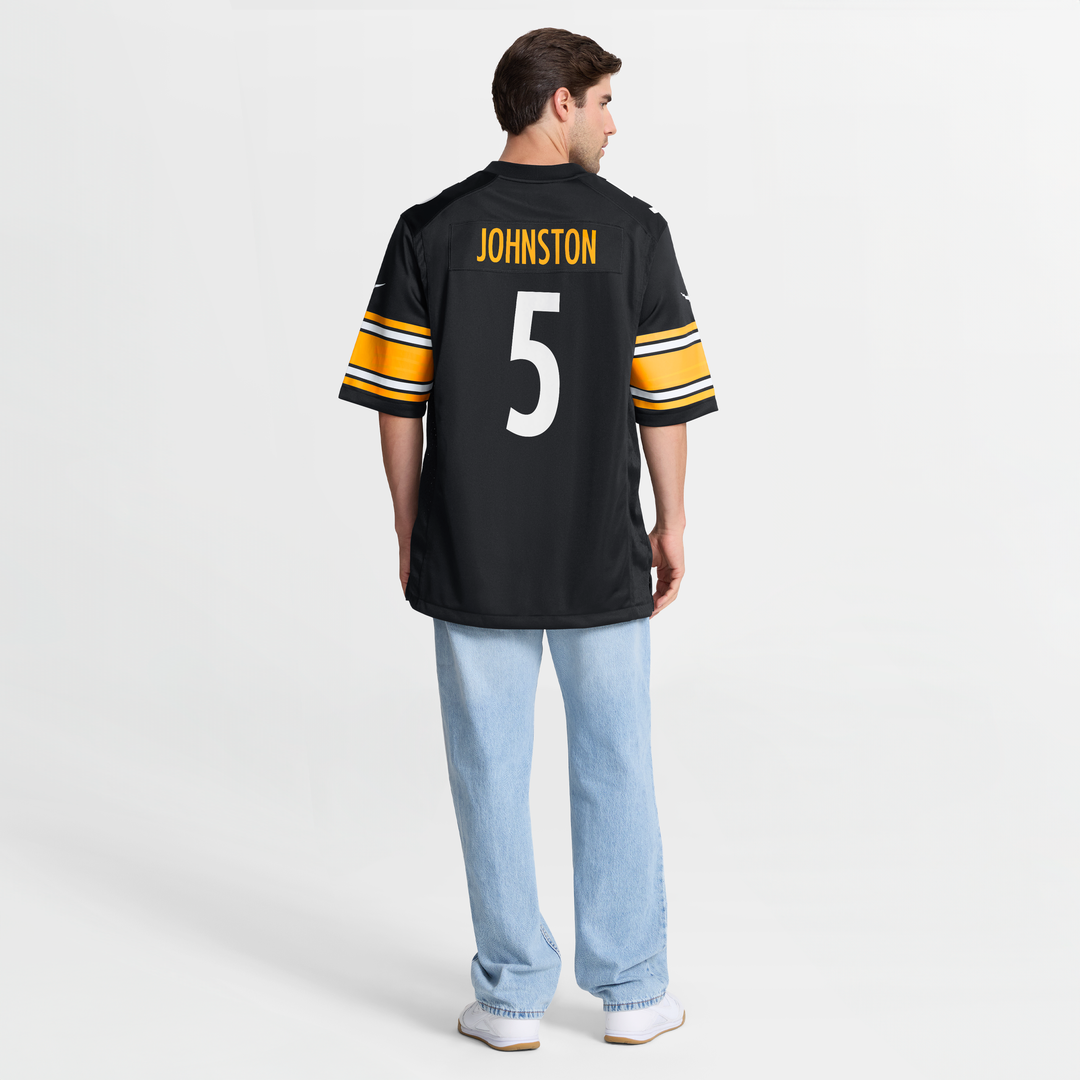 Cameron Johnston Pittsburgh Steelers Game Jersey - Black