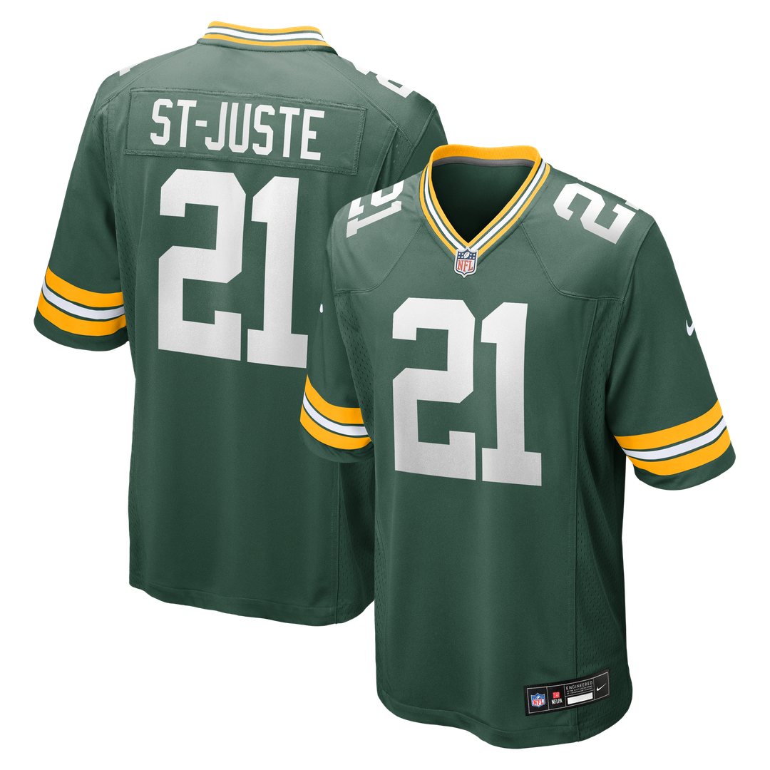 Benjamin St - Juste Green Bay Packers Team Game Jersey - Green