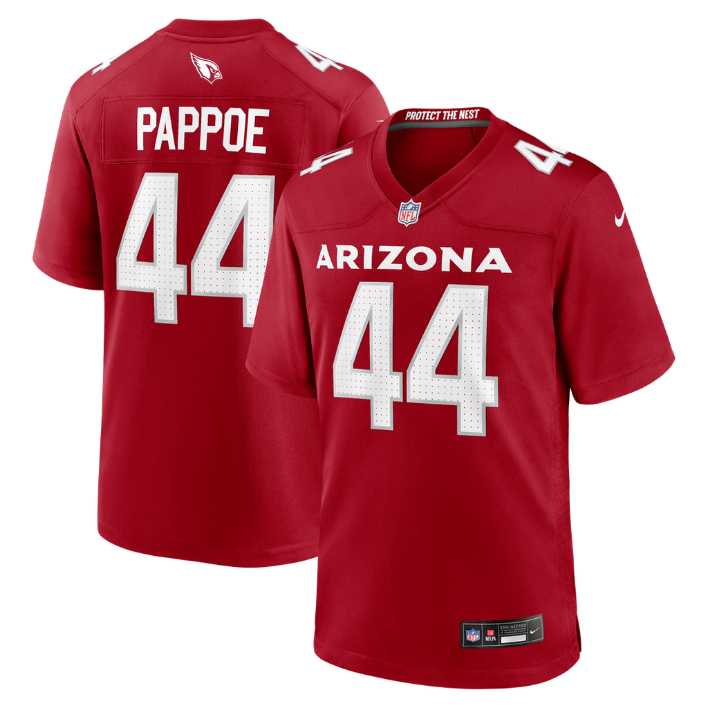 Owen Pappoe Arizona Cardinals Team Game Jersey - Cardinal