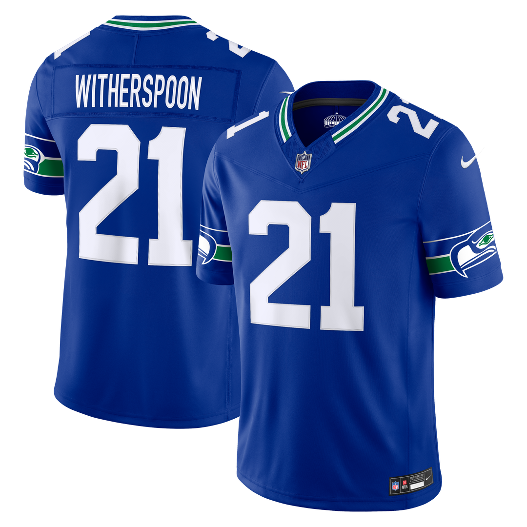 Devon Witherspoon Seattle Seahawks Alternate Vapor F.U.S.E. Stitched Limited Jersey - Royal