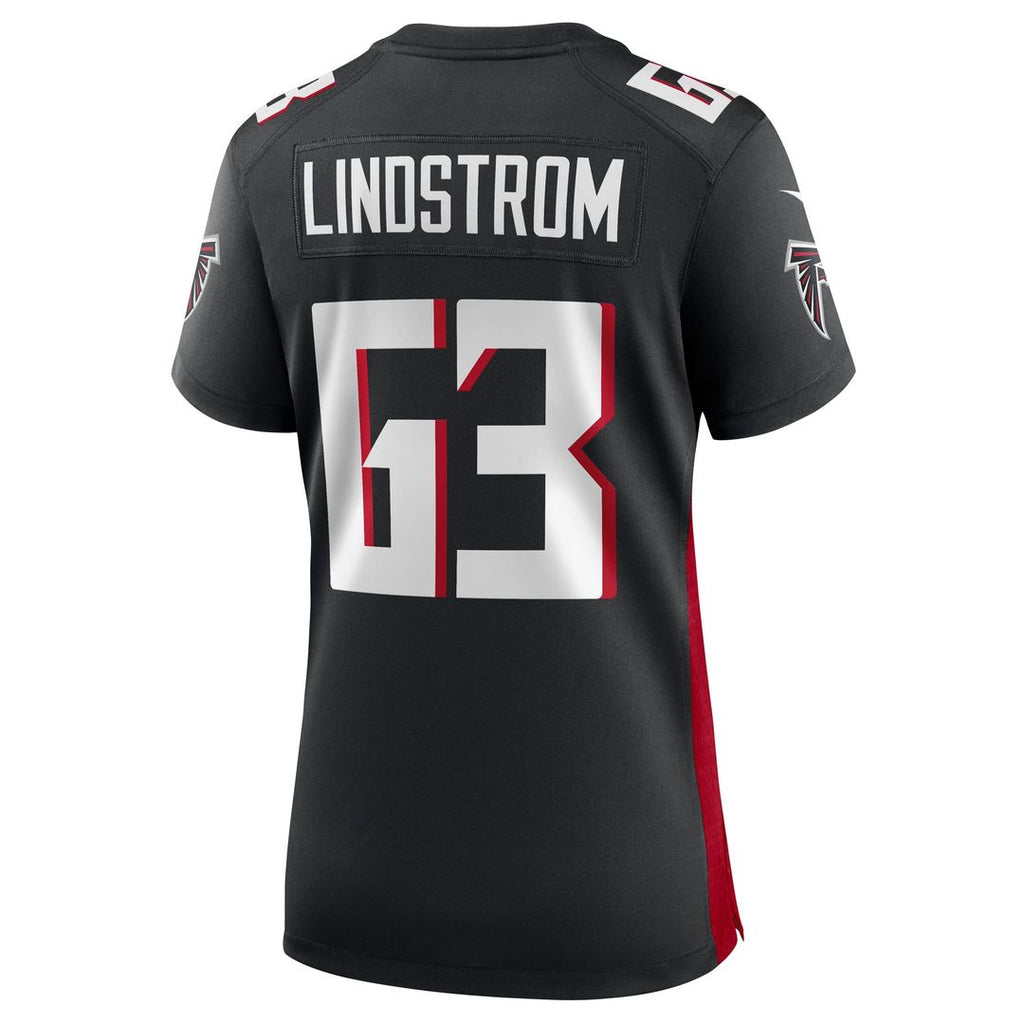 Chris Lindstrom Atlanta Falcons Women's Team Game Jersey - Black