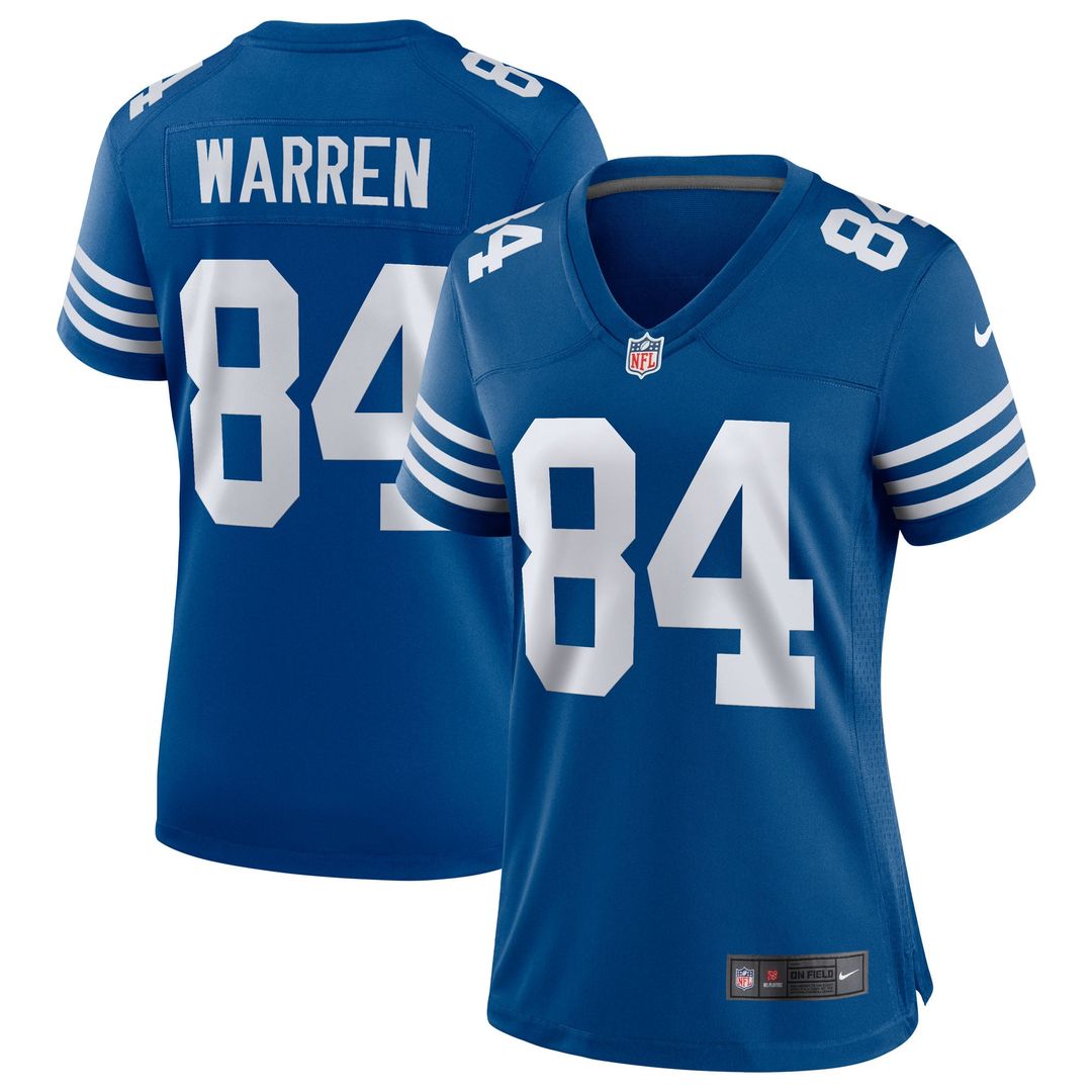 Tyler Warren Indianapolis Colts Women's Alternate Game Jersey - Royal
