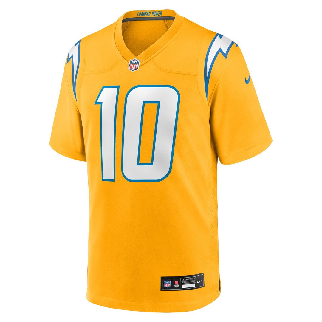 Justin Herbert Los Angeles Chargers Youth Alternate Super Chargers Game Player Jersey - Navy
