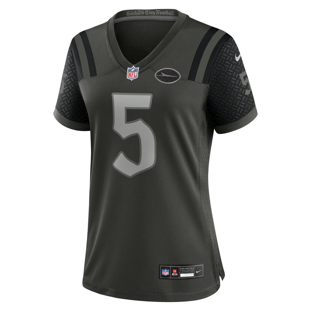 Garrett Wilson New York Jets Women's Rivalries Collection Game Jersey - Green