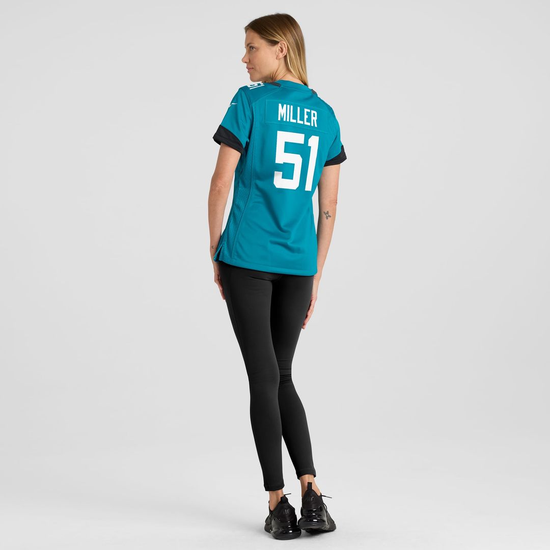 Ventrell Miller Jacksonville Jaguars Women's Game Jersey - Teal