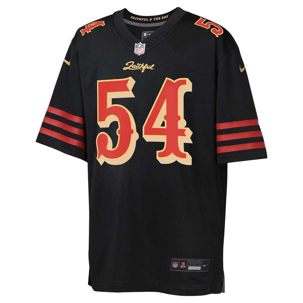 Fred Warner San Francisco 49ers Youth Rivalries Collection Game Jersey - Black