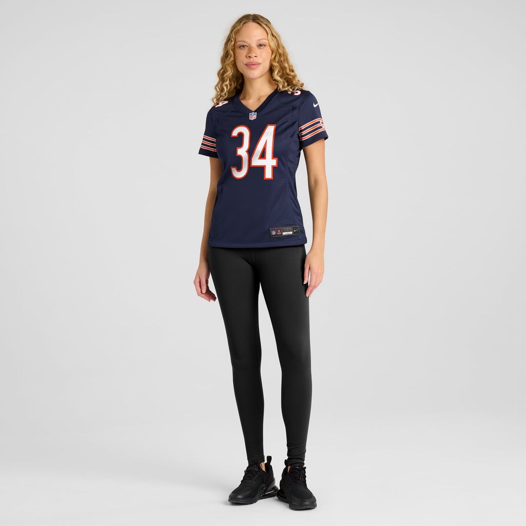 Walter Payton Chicago Bears Women's Game Retired Player Jersey - Navy