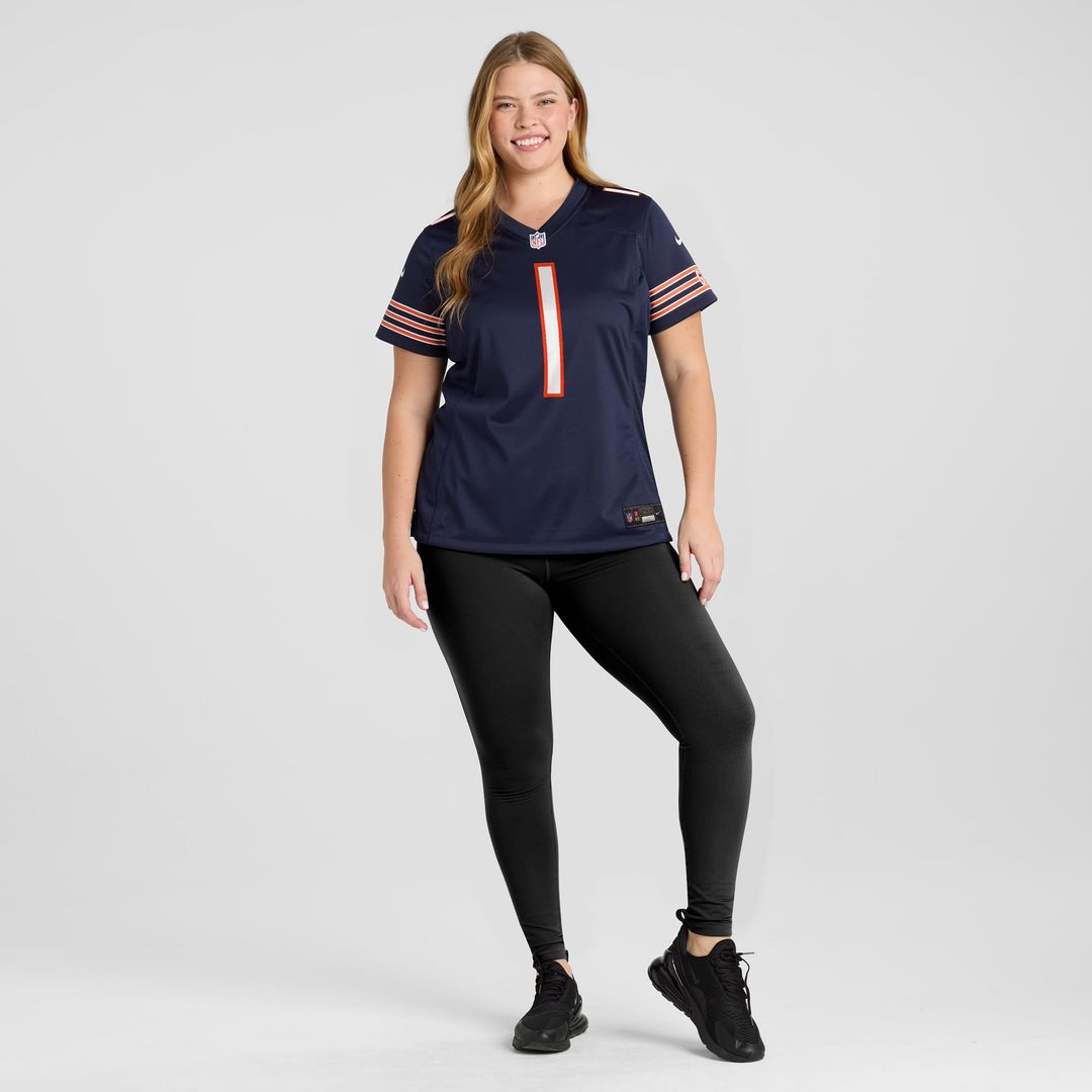 Number 1 Mom Chicago Bears Women's Game Jersey - Navy