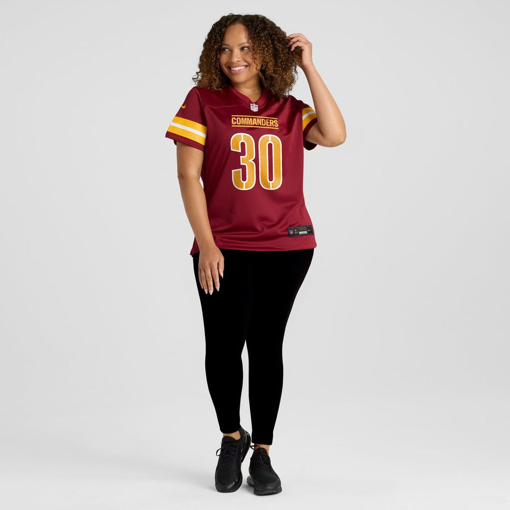 Austin Ekeler Washington Commanders Women's Game Player Jersey - Burgundy