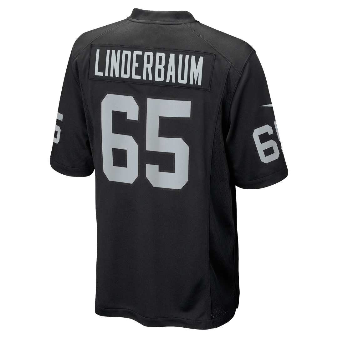 Tyler Linderbaum Las Vegas Raiders Team Game Jersey - Black