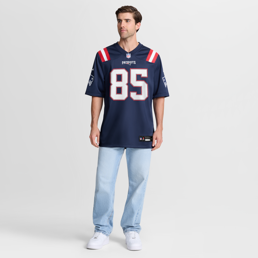 Hunter Henry New England Patriots Team Game Jersey - Navy