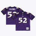 Ray Lewis Baltimore Ravens 1996 Authentic Throwback Jersey - Purple