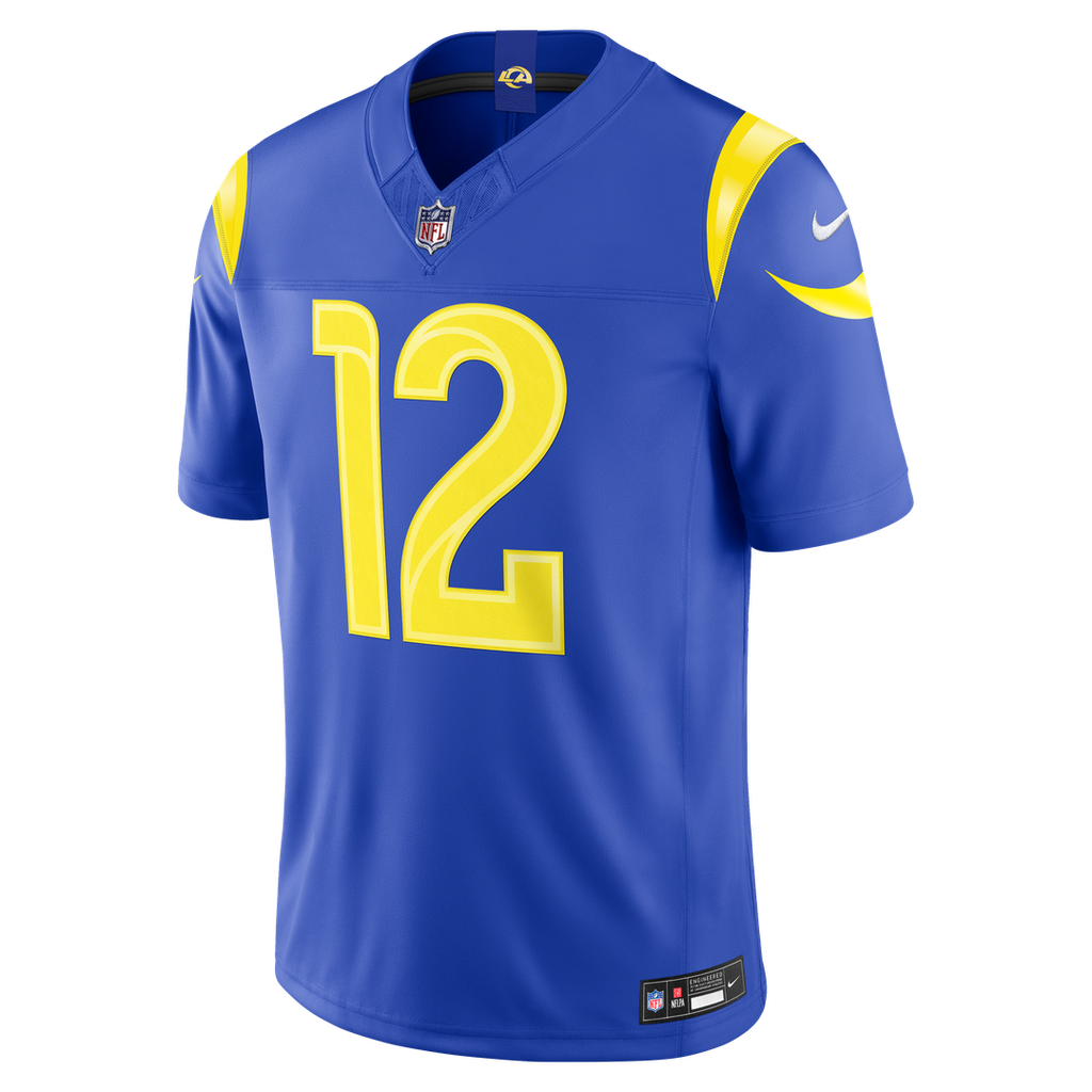 Puka Nacua Los Angeles Rams Team Vapor F.U.S.E. Stitched Limited Jersey - Royal