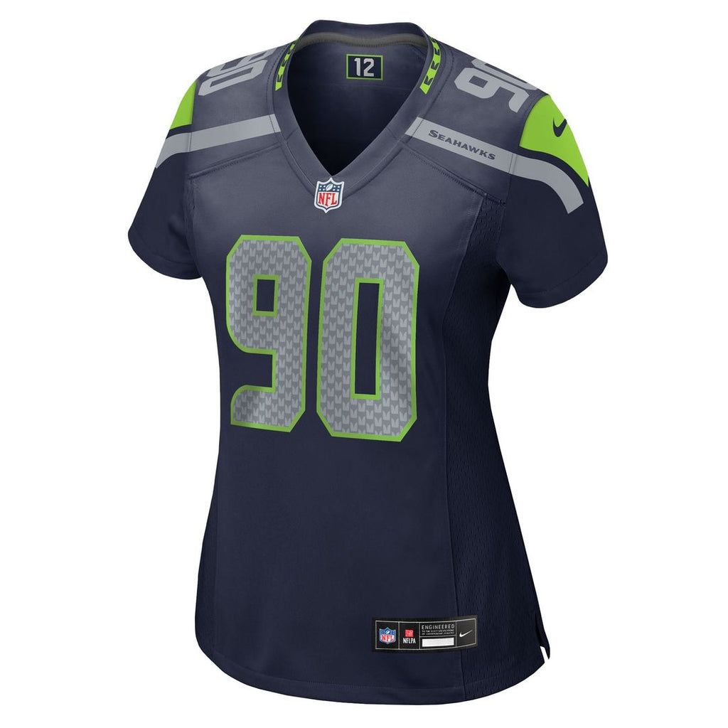 Jarran Reed Seattle Seahawks Women's Team Game Jersey - College Navy
