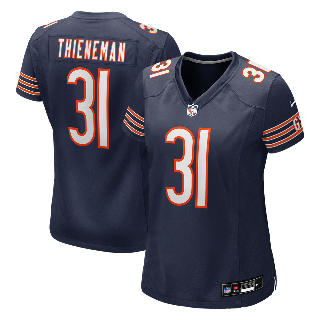 Dillon Thieneman Chicago Bears Women's Team Game Jersey - Navy