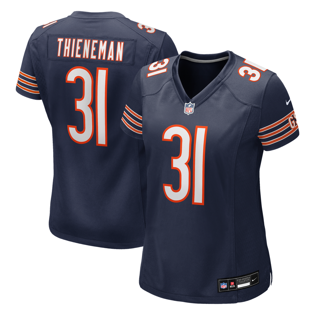 Dillon Thieneman Chicago Bears Women's Team Game Jersey - Navy