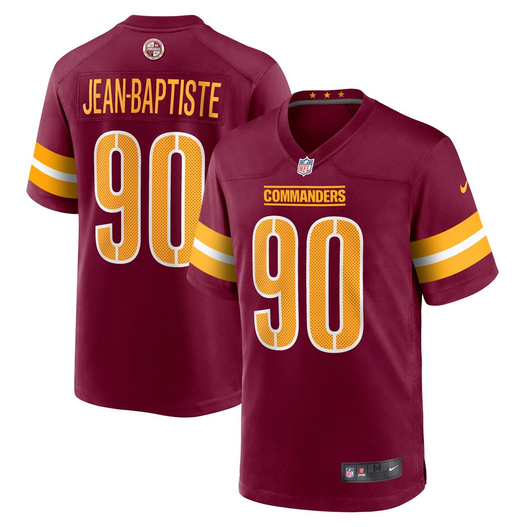 Javontae Jean - Baptiste Washington Commanders Game Jersey - Burgundy