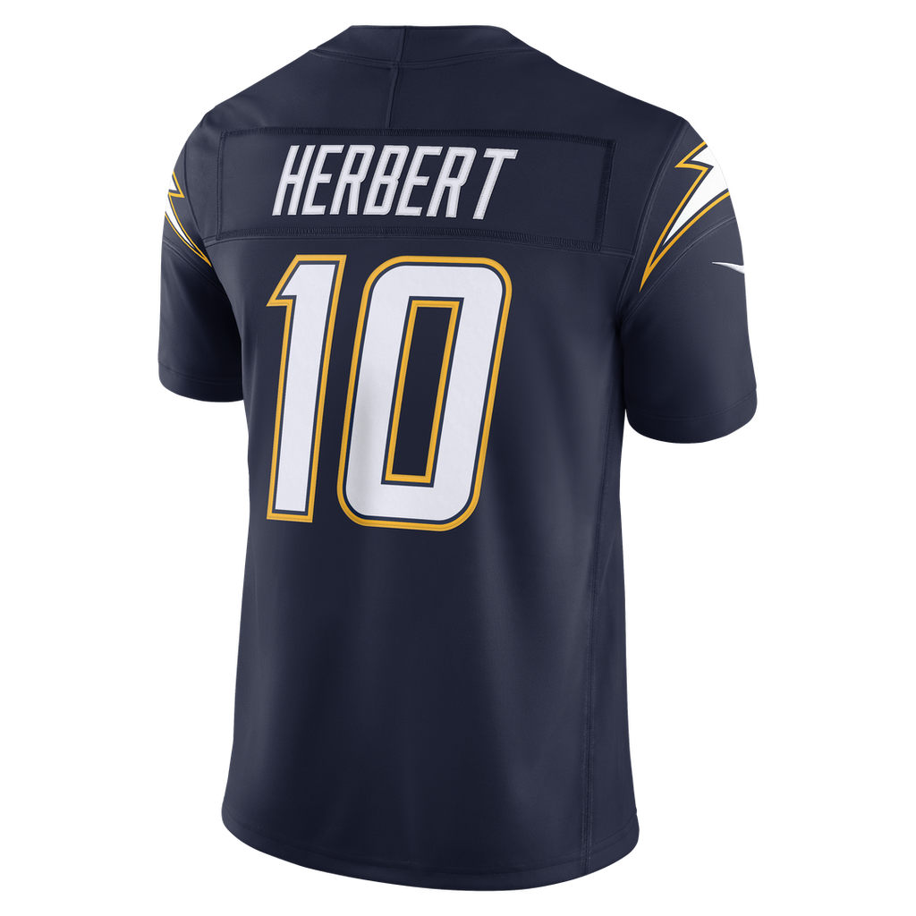 Justin Herbert Los Angeles Chargers Alternate Super Chargers Vapor F.U.S.E. Stitched Limited Jersey - Navy