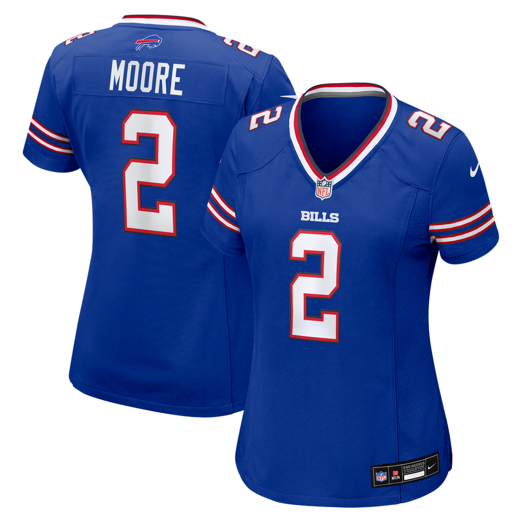 D.J. Moore Buffalo Bills Women's Game Jersey - Royal