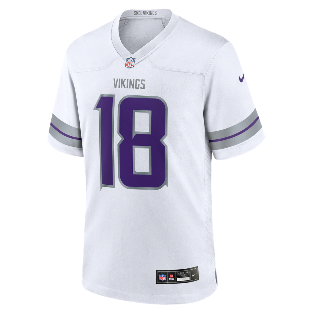 Justin Jefferson Minnesota Vikings Classic Player Game Jersey - Purple