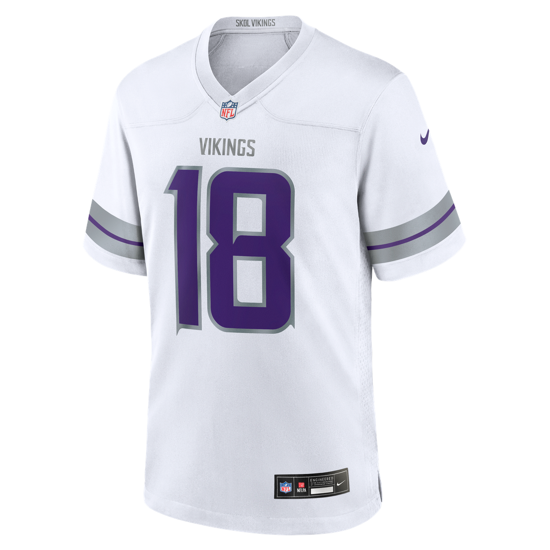 Justin Jefferson Minnesota Vikings Classic Player Game Jersey - Purple
