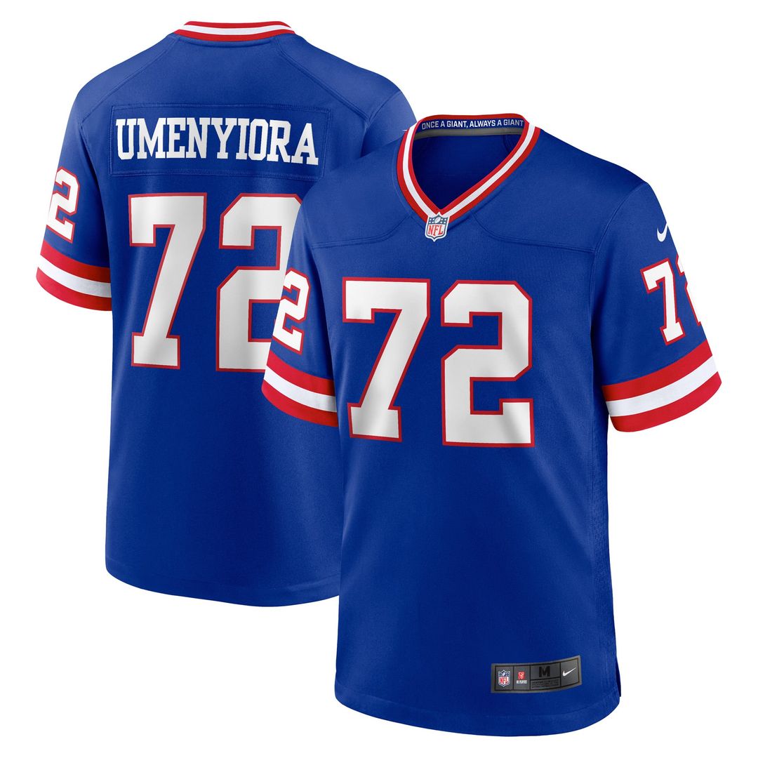 Osi Umenyiora New York Giants Retired Player Alternate Game Jersey - Royal