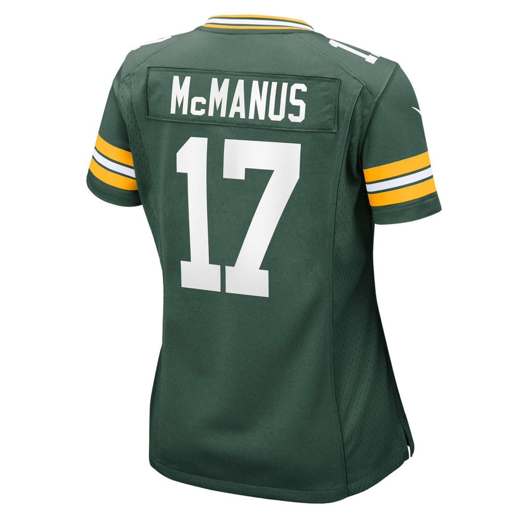 Brandon McManus Green Bay Packers Women's Team Game Jersey - Green