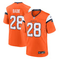 Tyler Badie Denver Broncos Team Game Jersey - Orange