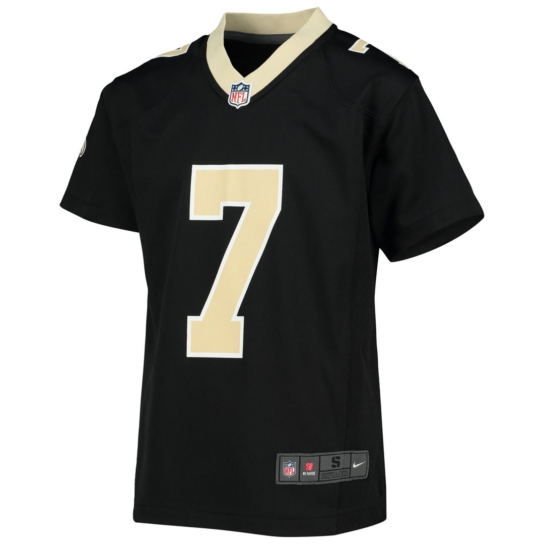 Taysom Hill New Orleans Saints Youth Game Jersey - Black