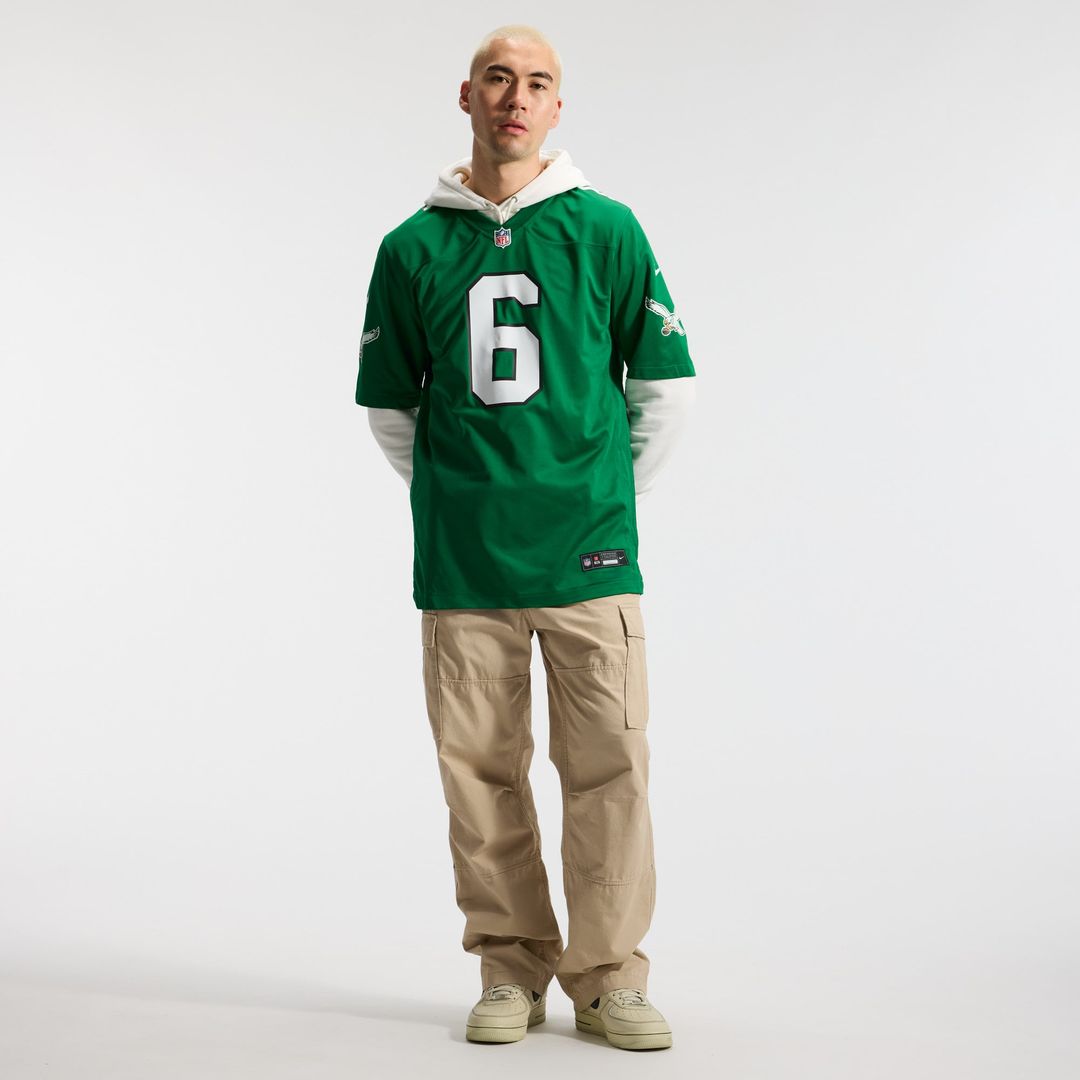 DeVonta Smith Philadelphia Eagles Alternate Game Player Jersey - Kelly Green