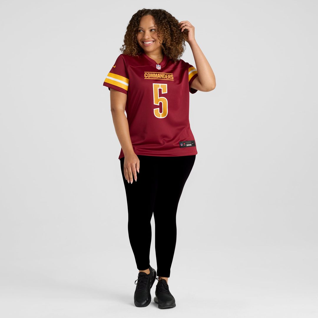 Jayden Daniels Washington Commanders Women's Player Game Jersey - Burgundy