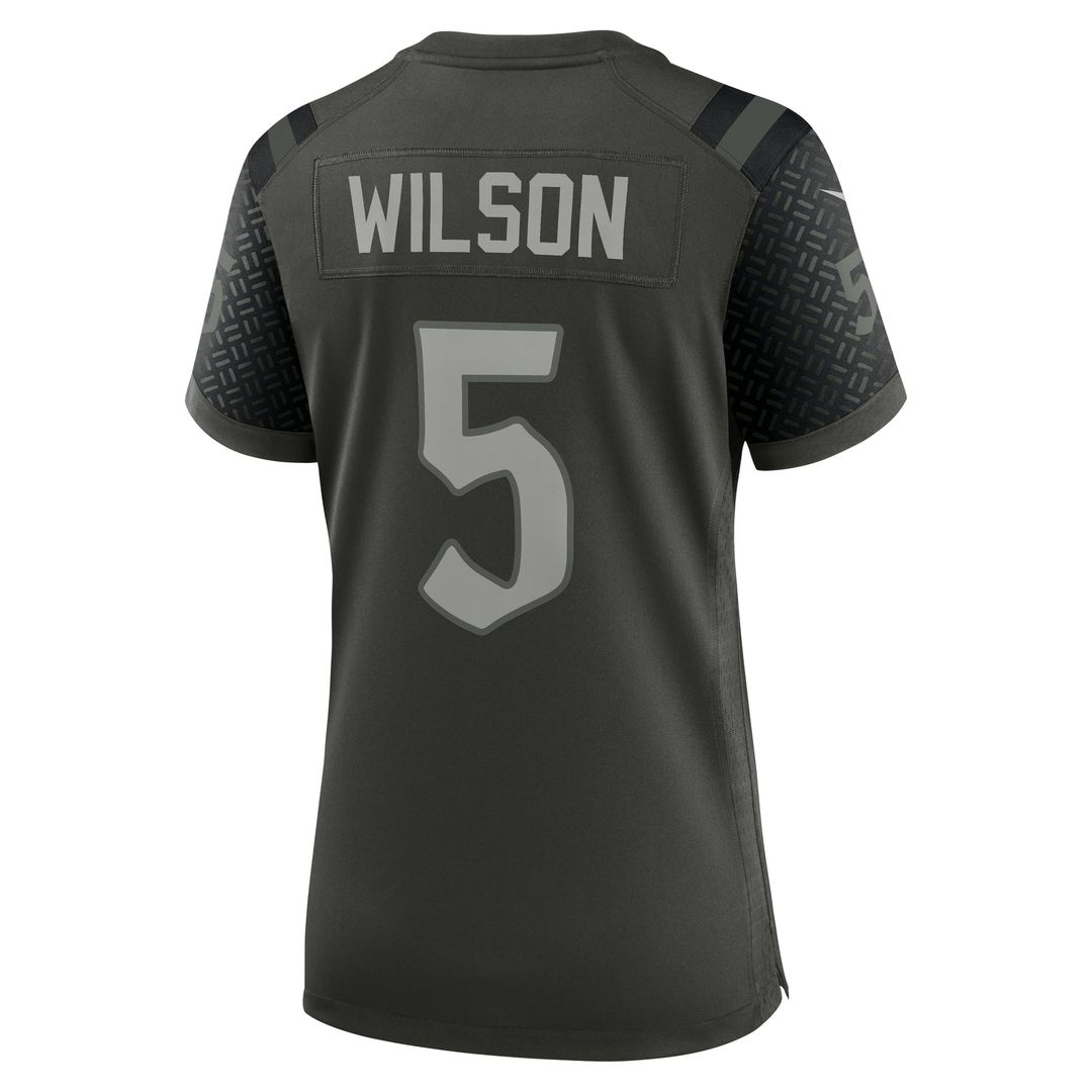 Garrett Wilson New York Jets Women's Rivalries Collection Game Jersey - Green