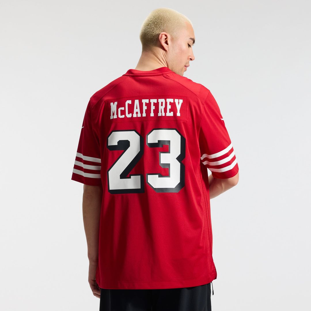 Christian McCaffrey San Francisco 49ers Alternate Game Player Jersey - Scarlet