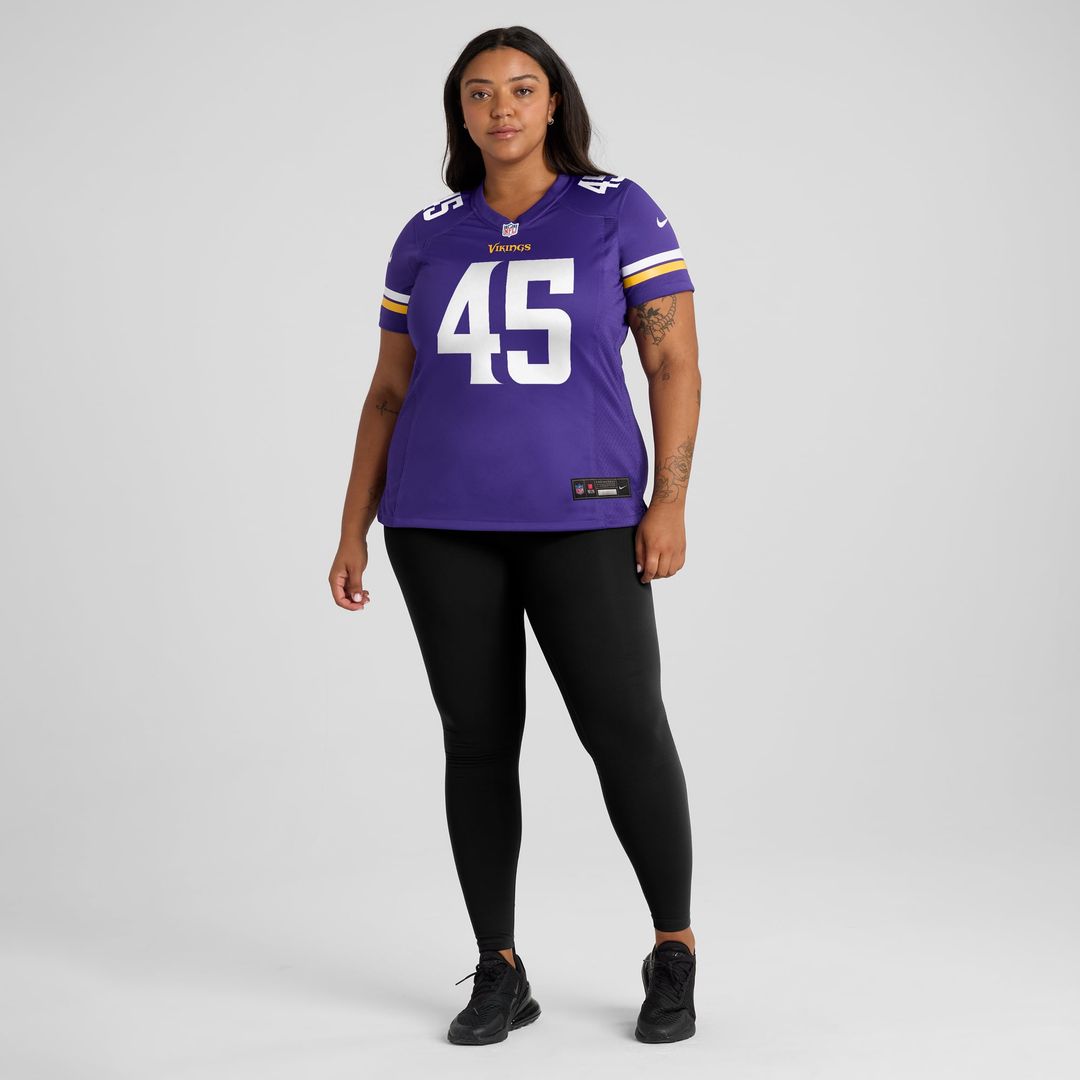 Troy Dye Minnesota Vikings Women's Game Jersey - Purple
