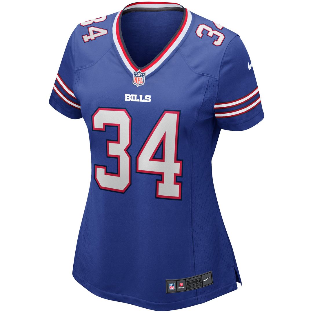Thurman Thomas Buffalo Bills Women's Game Retired Player Jersey - Royal