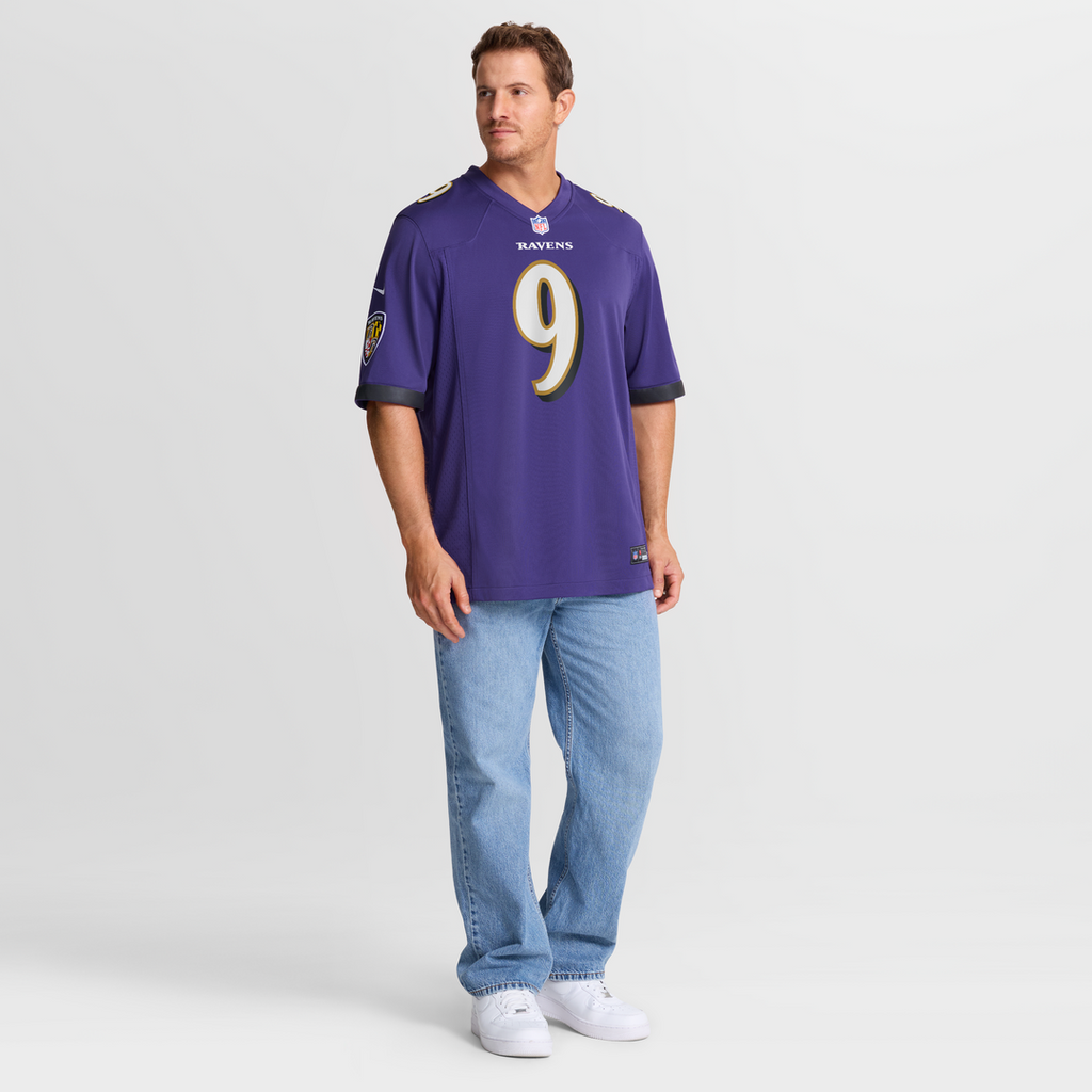 Steve McNair Baltimore Ravens Game Retired Player Jersey - Purple